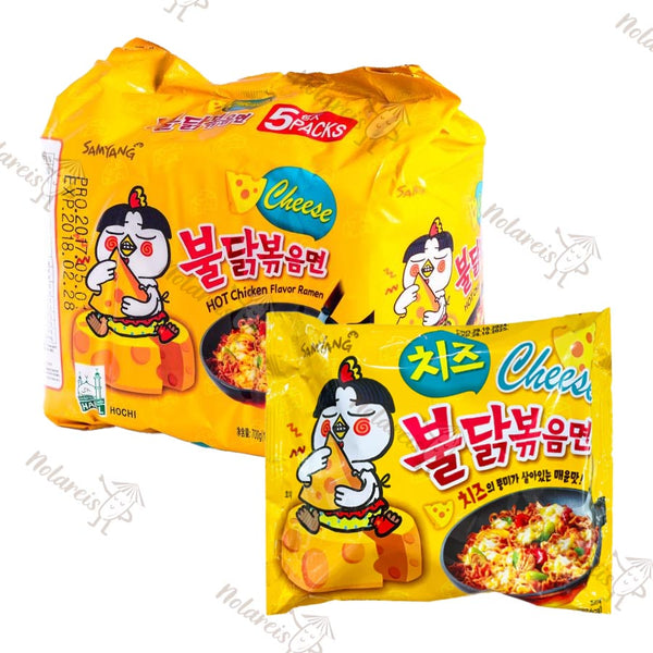 SAMYANG Buldak Cheese Ramyeon Pack 5x130g
