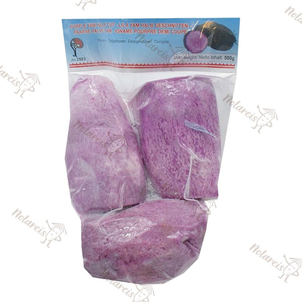 MJ Khoai Mo Cat Doi Halbe Yam Lila  500g